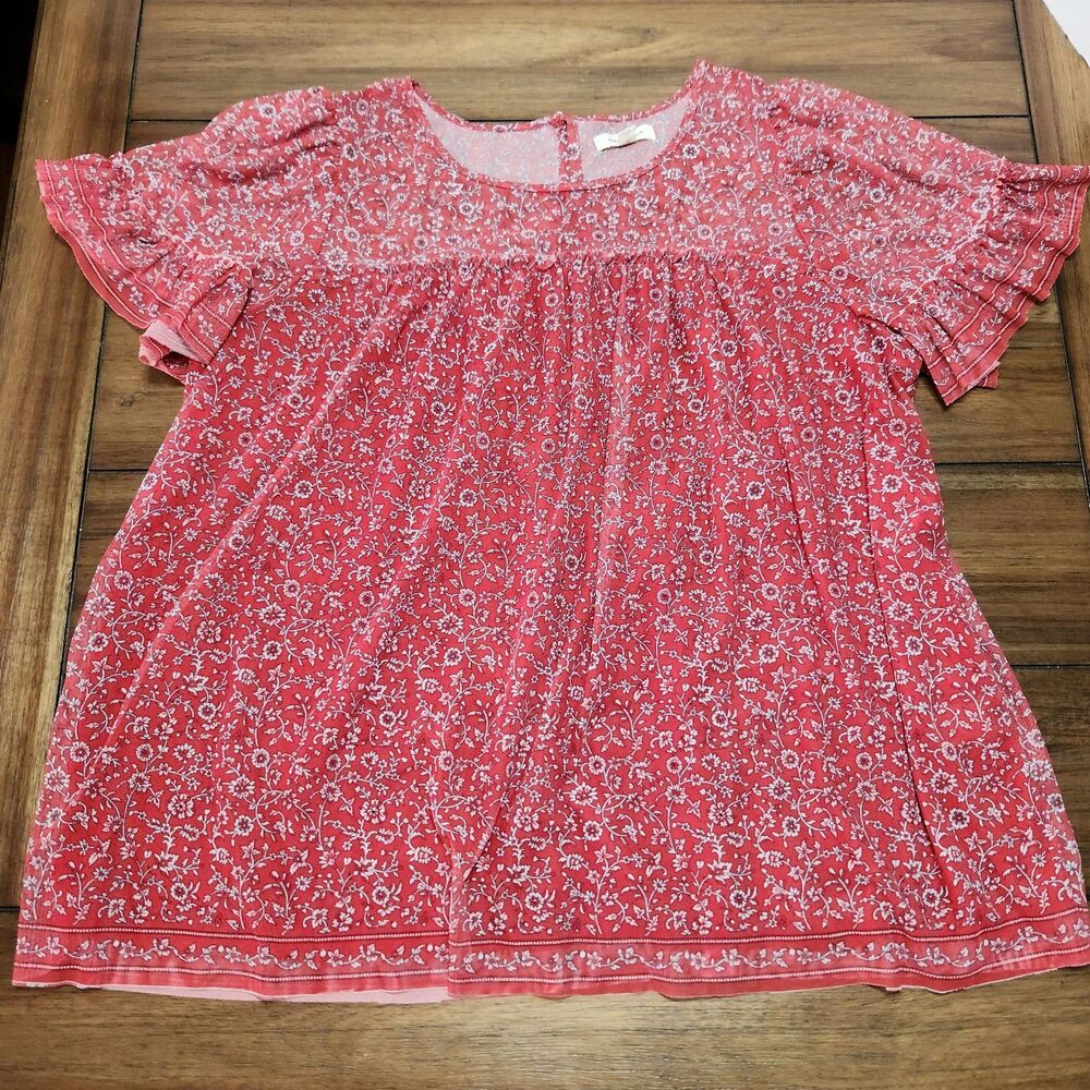 Max Studio Blouse Maroon 1X
